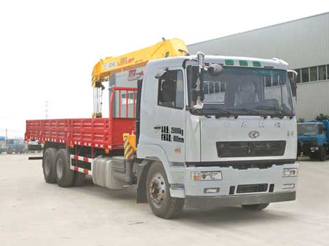 程力威牌CLQ5250JSQ4HN型隨車(chē)起重運輸車(chē) 