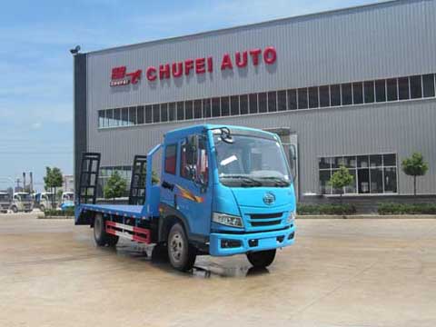 程力威牌CLQ5161TPB4CA型平板運輸車(chē) 